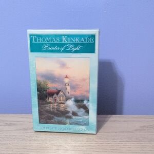 Thomas Kinkade Teal and Multicolor Lighthouse Puzzle